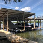 boat dock with boats